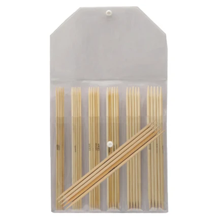 KnitPro Bamboo Double Pointed Needle Set 20 cm (2.00-5.00 mm)
