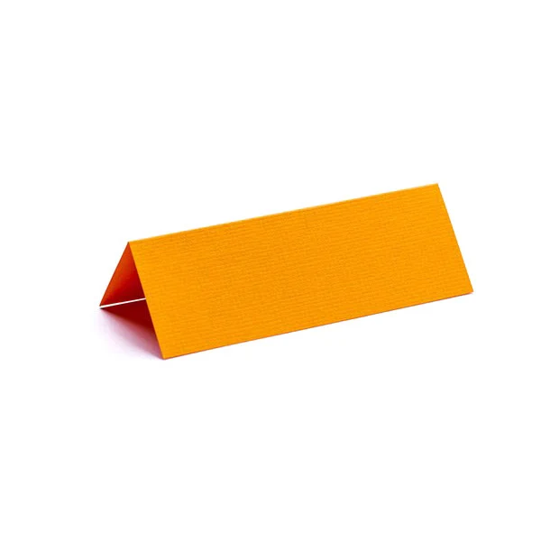 Paper Exclusive Bordkort, 240 g, 10 x 7 cm, Tekstureret, 10 stk Orange