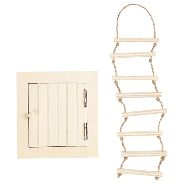 Attic Access Door and rope ladder 9-20 cm