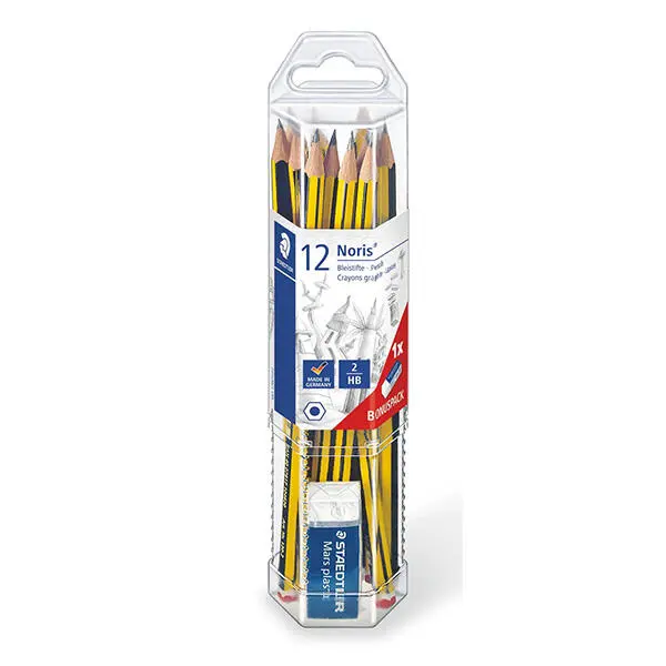 Staedtler Noris Club Colour Pencils Set Of 12 + 2 HB Pencils