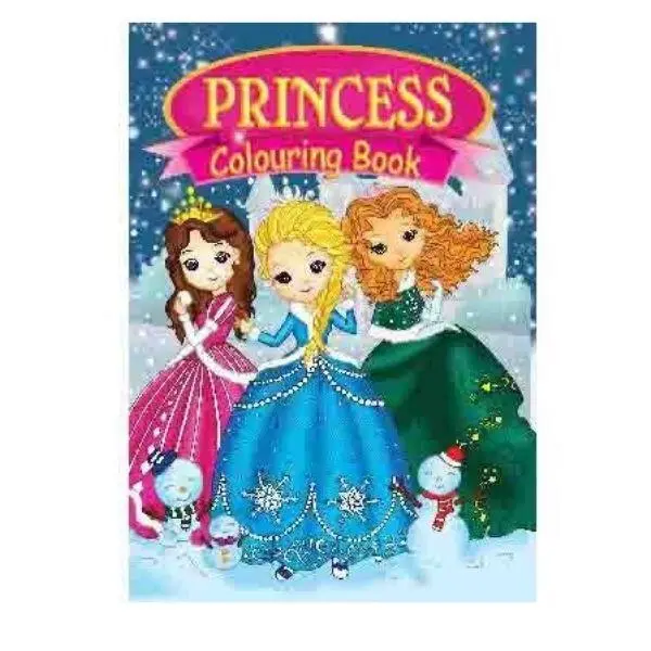 Coloring book A4 Princess, 16 pages