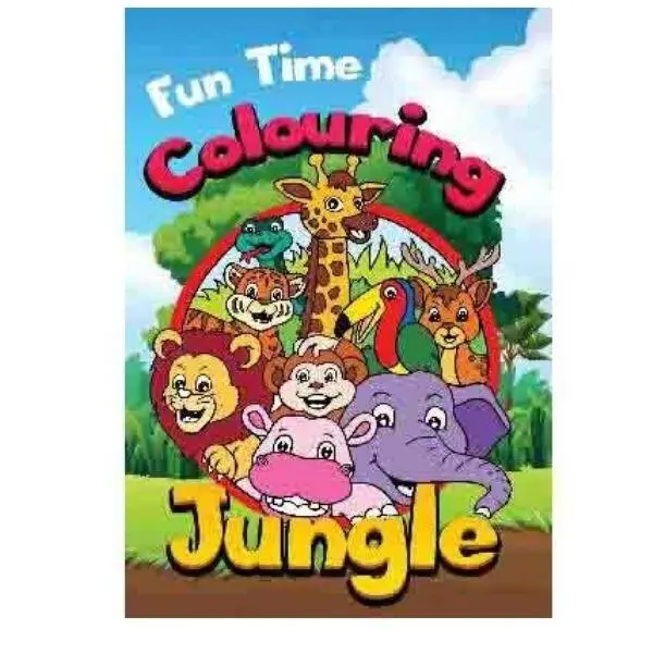 Coloring book  A4 Jungle, 16 pages