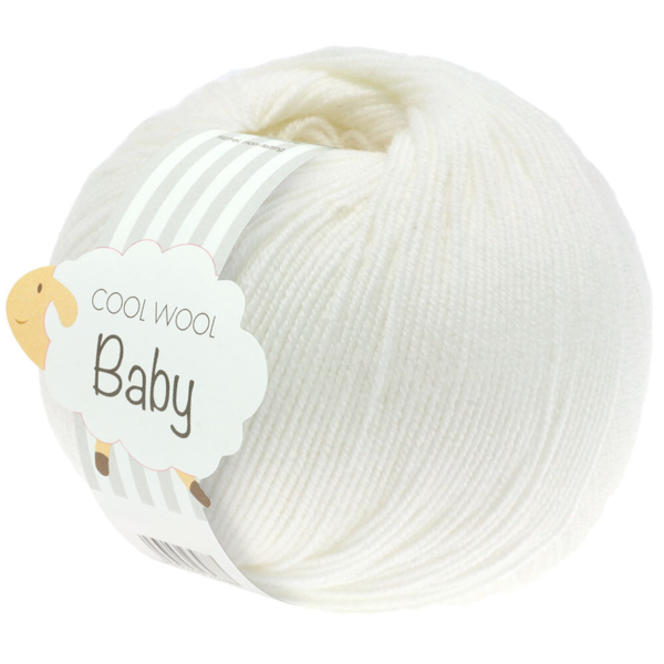 Lana Grossa Cool Wool Baby 207 White