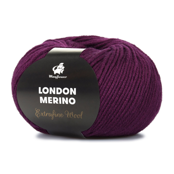 Mayflower London Merino 015 Burgundy