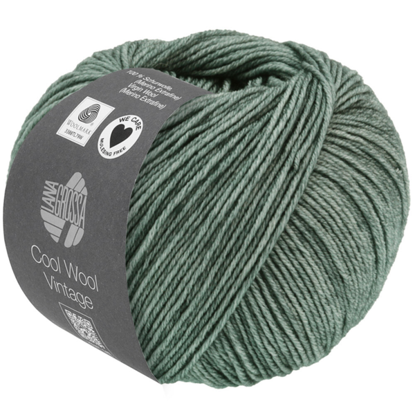 Lana Grossa Cool Wool Vintage 68 Greenish gray