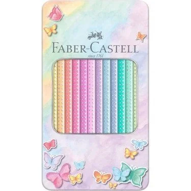 Faber-Castell, Pastel Sparkle Colored Pencils, set of 12