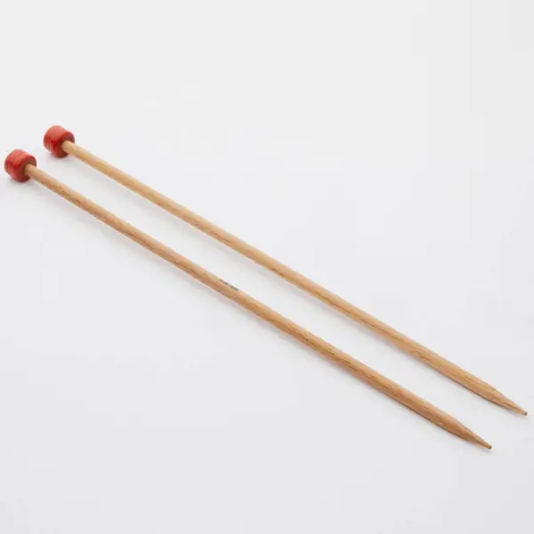 KnitPro Basix Beech Single pointed knitting needles 35 cm