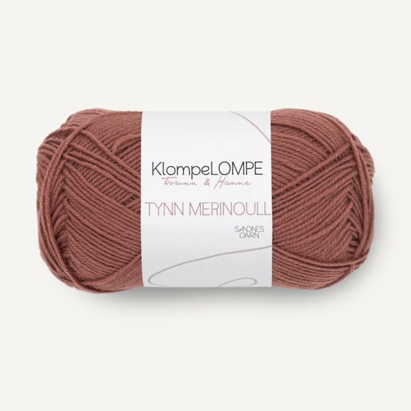 Sandnes KlompeLompe Tynn Merinoull 4043 Plum Pink