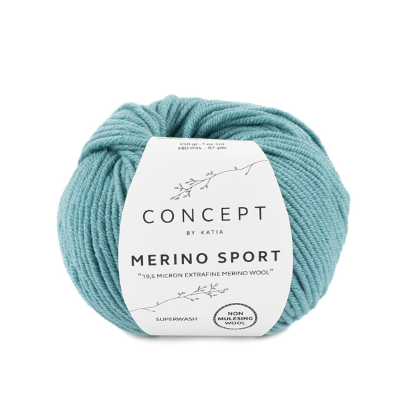 Katia Concept Merino Sport 052 Gray-blue