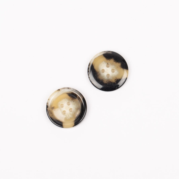 DROPS Imitation Horn (Mocha), Button, 18 mm (No. 712)