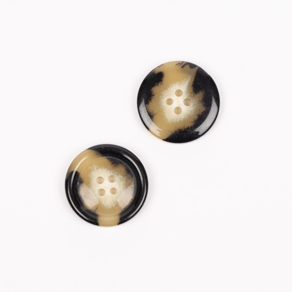 DROPS Imitation Horn (Mocha), Button, 23 mm (No. 713)