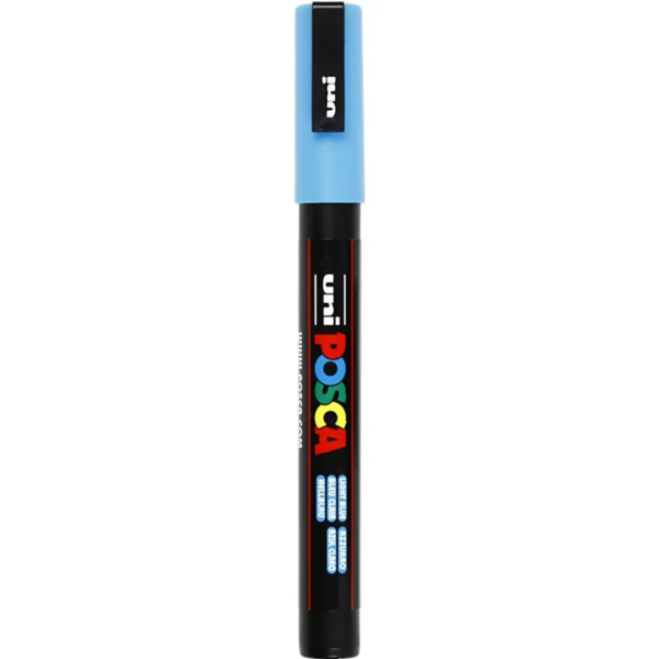 Posca Marker, 0.9-1.3 mm, 1 pc. Light blue