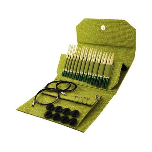 LYKKE Interchangeable Circular Needle Set Grove, Green, 5"