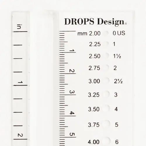 DROPS Knitting Gauge (2.00-12.00 mm)