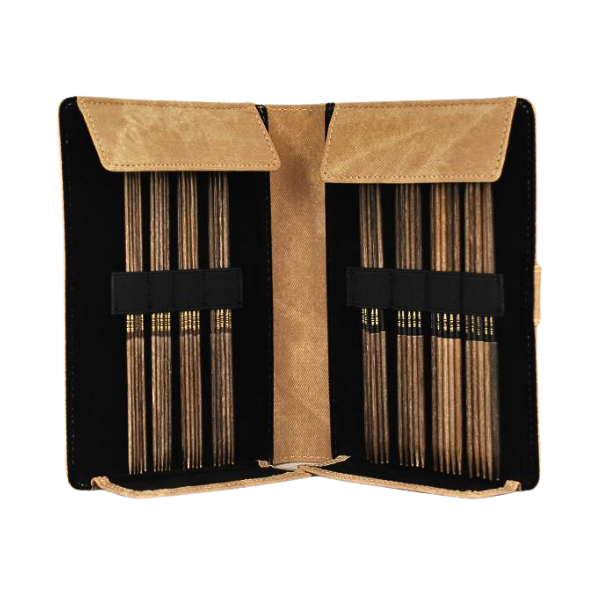 LYKKE Double-Pointed Needle Set Umber, Tan, 6" (US 0-5)