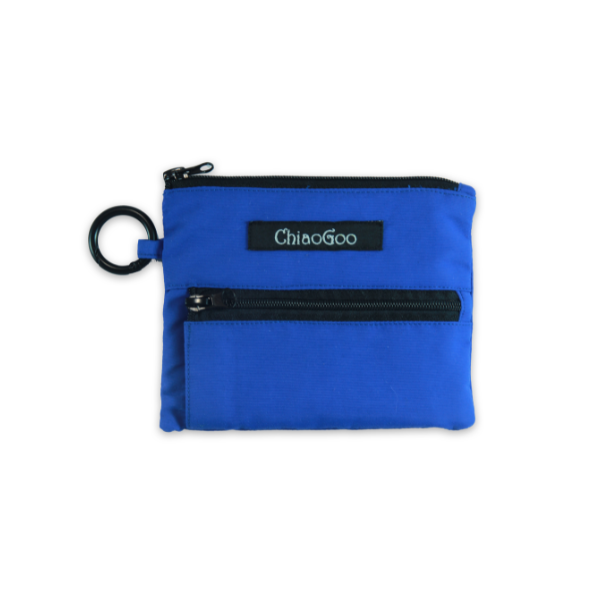 ChiaoGoo Accessory Pouch, Blue, 12x9.5 cm / 4 3/4″x3 3/4″