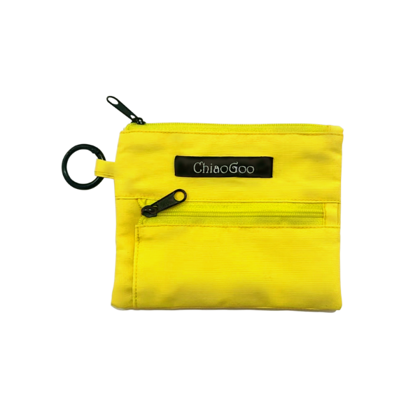 ChiaoGoo Accessory Pouch, Yellow, 4 3/4″x3 3/4″