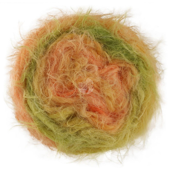 Lana Grossa Basta Mista 104 Kiwi green/Pistachio green/Vanilla/Mustard yellow/Peach/Apricot