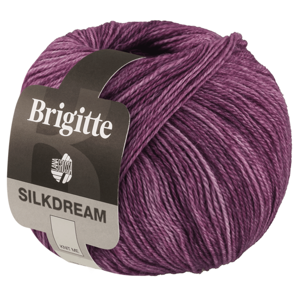 Lana Grossa Brigitte Silkdream 10 Red violet