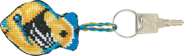 Embroidery Kit Picasso fish 7 x 5 cm / 2.76 x 1.97 in