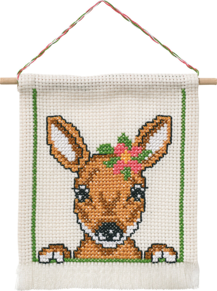 Embroidery Kit MFK Roe Deer M5119/18 16 x 18 cm / 6.3 x 7.09 in