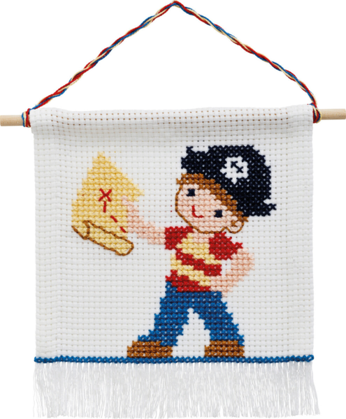 Embroidery Kit Pirate m/5119/18 16x18 cm / 6.3x7.09 in