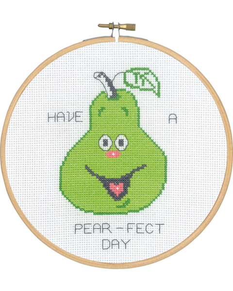 Embroidery Kit Have a perfect day 5810/18 18 Ø / 7.09 in dia.