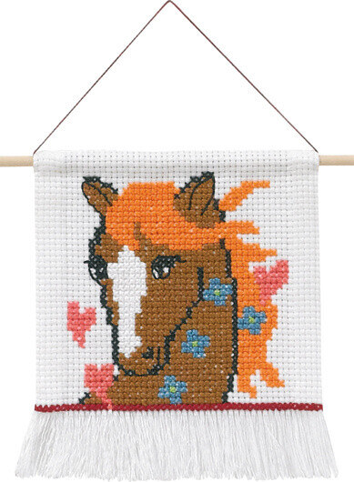 Embroidery Kit MFK Horse 5119/18 16 x 18 cm / 6 x 7 in