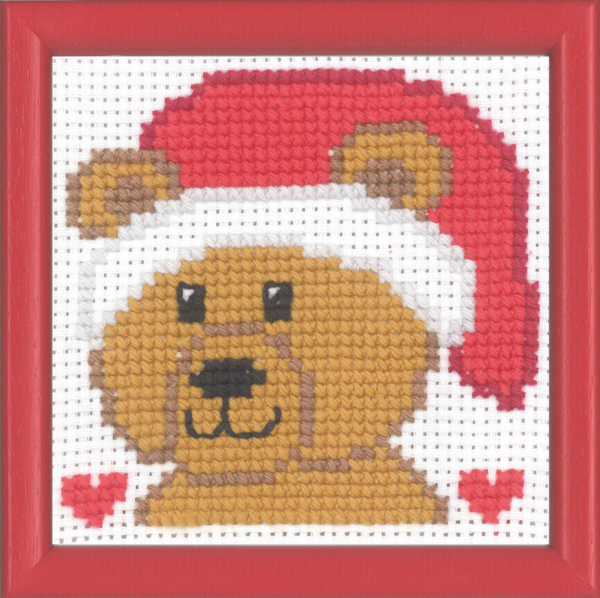 Embroidery Kit Teddy Bear 5950 12 x 12 cm / 4.72 x 4.72 in