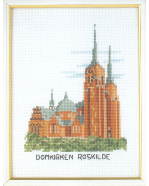 Embroidery Kit Roskilde Cathedral 15 x 20 cm / 5.91 x 7.87 in 5611