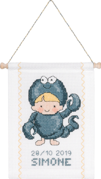 Embroidery Kit Scorpion B5129/18 18 x 25 cm / 7.09 x 9.84 in