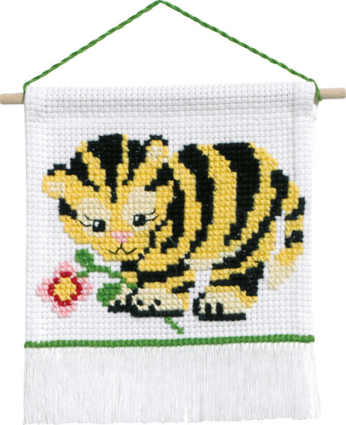 Embroidery Kit MFK Tiger M5119/18 16 x 18 cm / 6.3 x 7.09 in