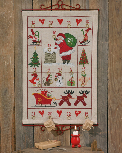 Embroidery Kit Calendar Modern 40 x 57 cm / 15.75 x 22.44 in 5135/40