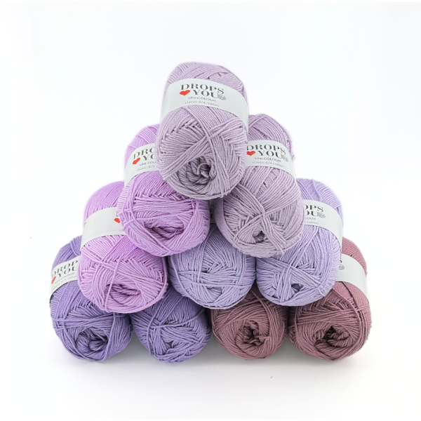 DROPS Loves You 7 - Lavender Fields 10 skeins