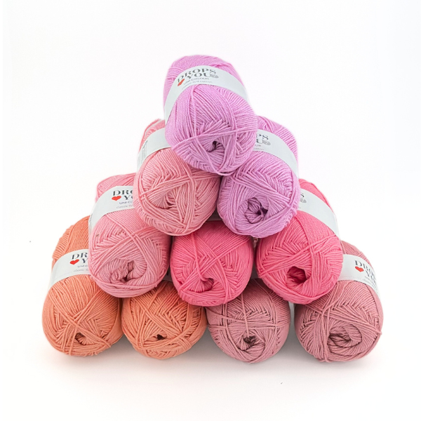 DROPS Loves You 7 - Sweet Rose 10 skeins