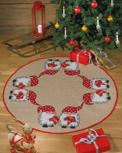 Embroidery Kit Dot Elves Ø118 cm / Ø46 in dia.