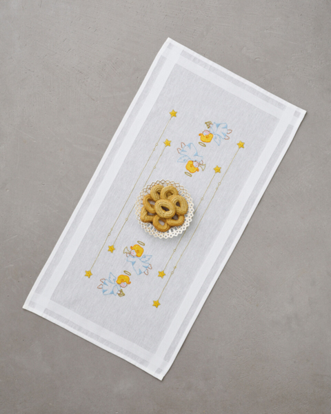 Embroidery Kit Angels 40x80 cm / 16x31 in