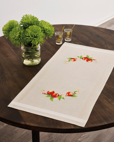 Embroidery Kit Apples 40x80 cm / 15.75x31.50 in