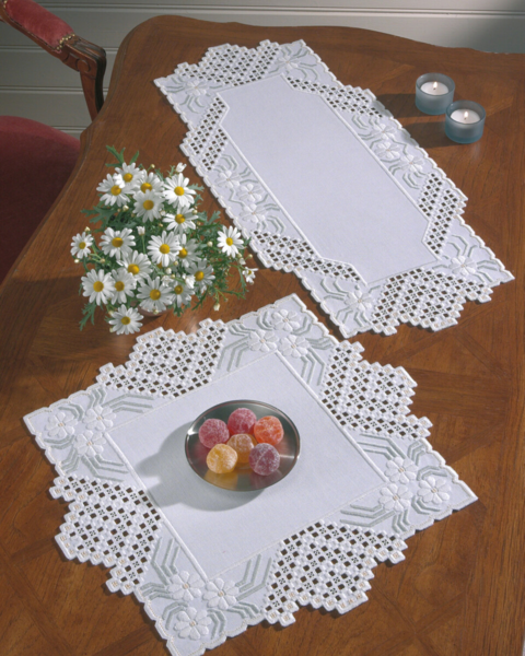 Embroidery Kit Hardanger 28 x 62 cm / 11.02 x 24.41 in