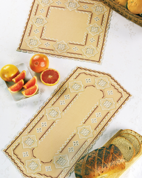 Embroidery Kit Hardanger 28 x 64 cm / 11.02 x 25.2 in