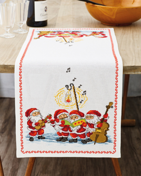 Embroidery Kit Elf Orchestra 34 x 86 cm / 13.39 x 33.86 in