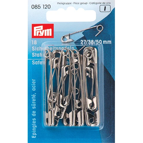 Prym Safety pins, 18 assorted pcs