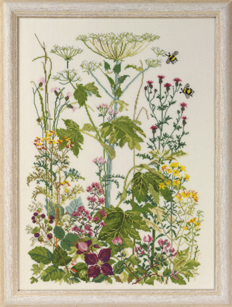 Embroidery Kit Roadside 33 x 45 cm / 12.99 x 17.72 in R5409