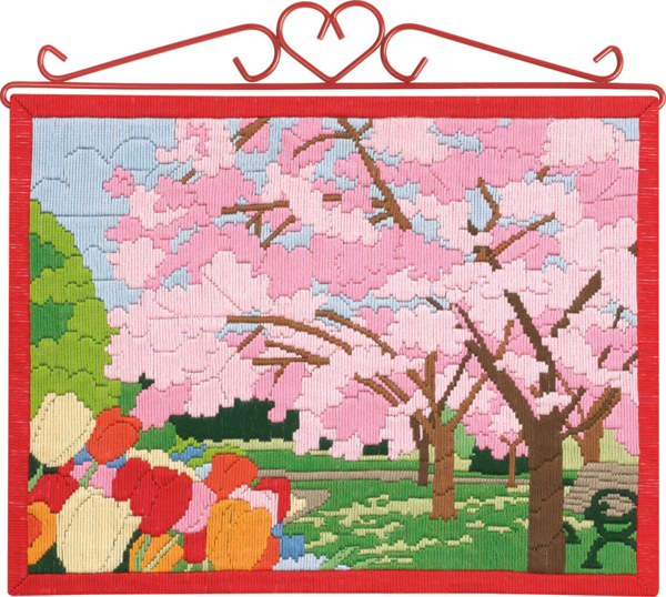 Embroidery Kit Cherry Tree 5125/38 38 x 30 cm / 15 x 12 in