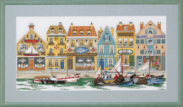 Embroidery Kit Waterfront 67 x 38 cm / 26 x 15 in r5506/07