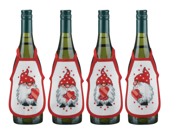 Embroidery Kit Pixies and Hearts 10 x 15 cm / 3.94 x 5.91 in