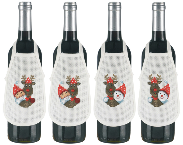 Embroidery Kit Rudolf 10 x 15 cm / 3.94 x 5.91 in