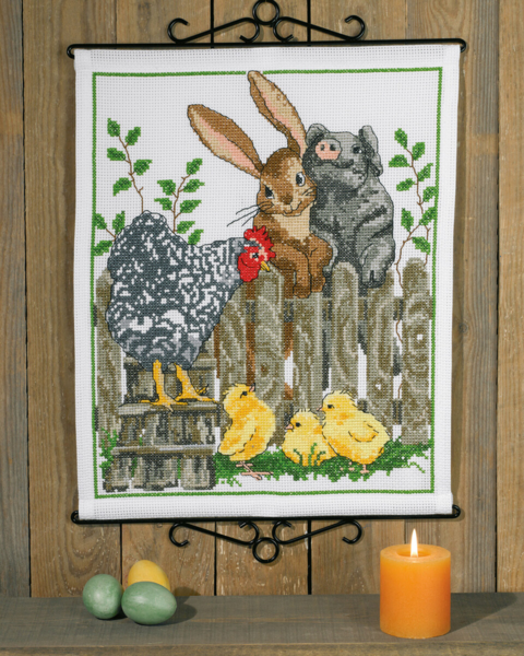 Embroidery Kit New Friends B5211/40 40 x 49 cm / 16 x 19 in