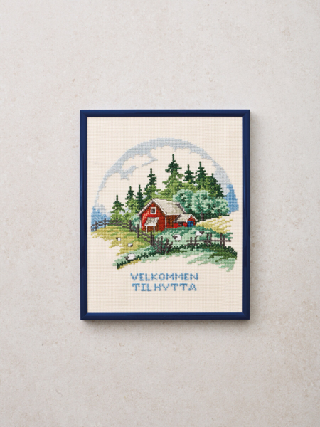 Embroidery Kit Cabin R5791 20 x 25 cm / 8 x 10 in