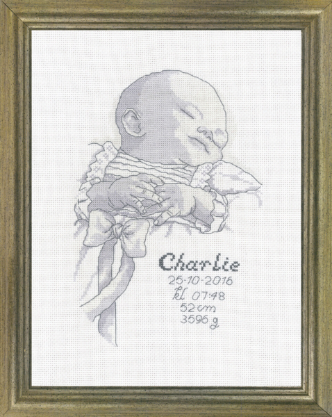 Embroidery Kit Christening Souvenir R5322 25 x 33 cm / 9.84 x 12.99 in